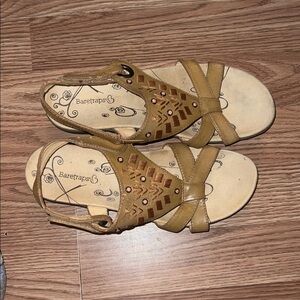BareTraps Women's Brown Strappy Sandals